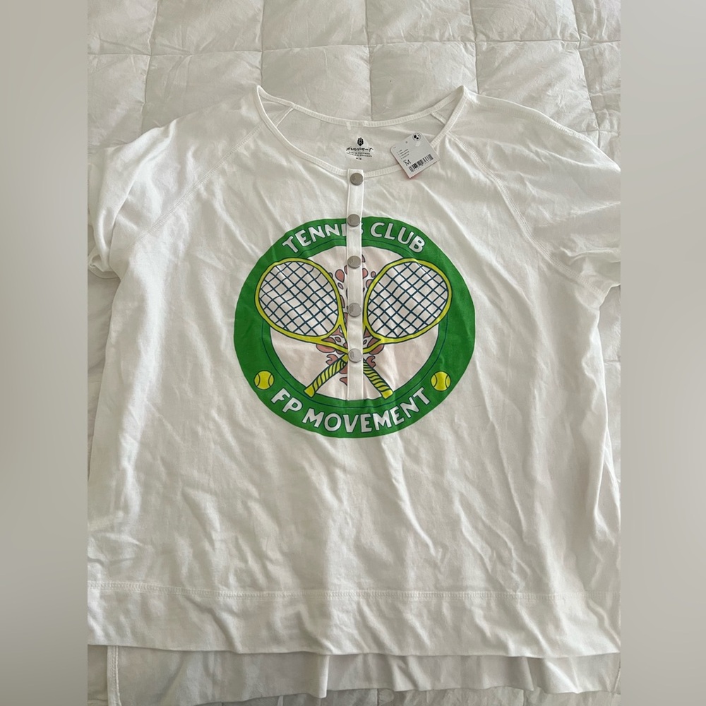 Free people tennis shirt